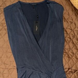 rag & bone Navy Blue High-Low Dress